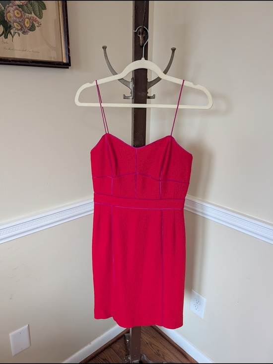 Banana Republic Red Spaghetti-Strap Sheath Dress - Picture 2 of 4